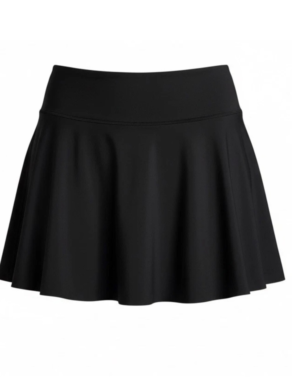 Athleta Ace High Rise Tennis Skort Black 2X Plus Size XXL 18" Long Skirt Golf